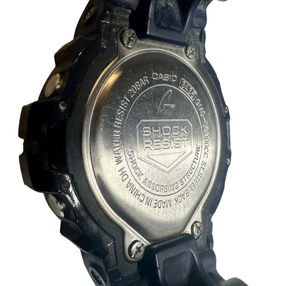 Casio Women's Watch G-Shock Chronograph Blue Resin Strap Digital GMDS6900CC-2 - Picture 3 of 3